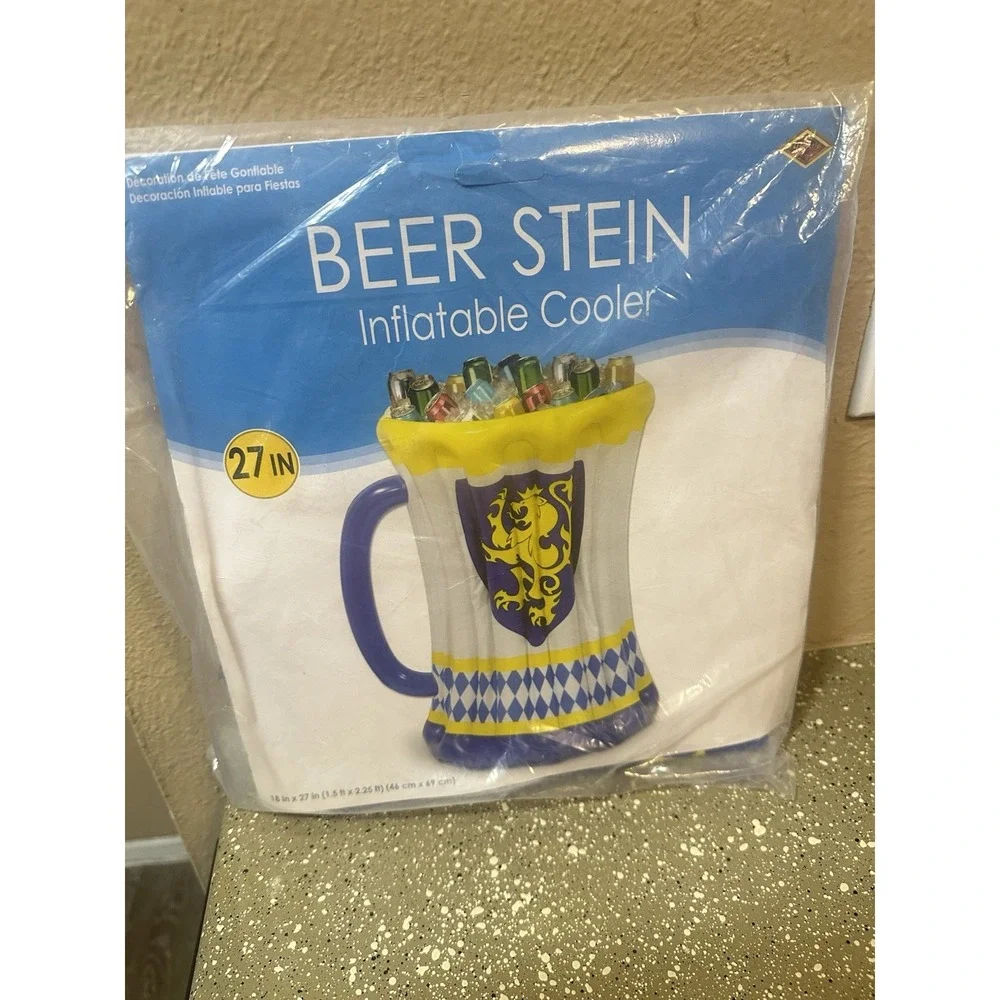 Inflatable Oktoberfest Beer Stein Cooler Oktoberfest Party Supplies‎ Decorations
